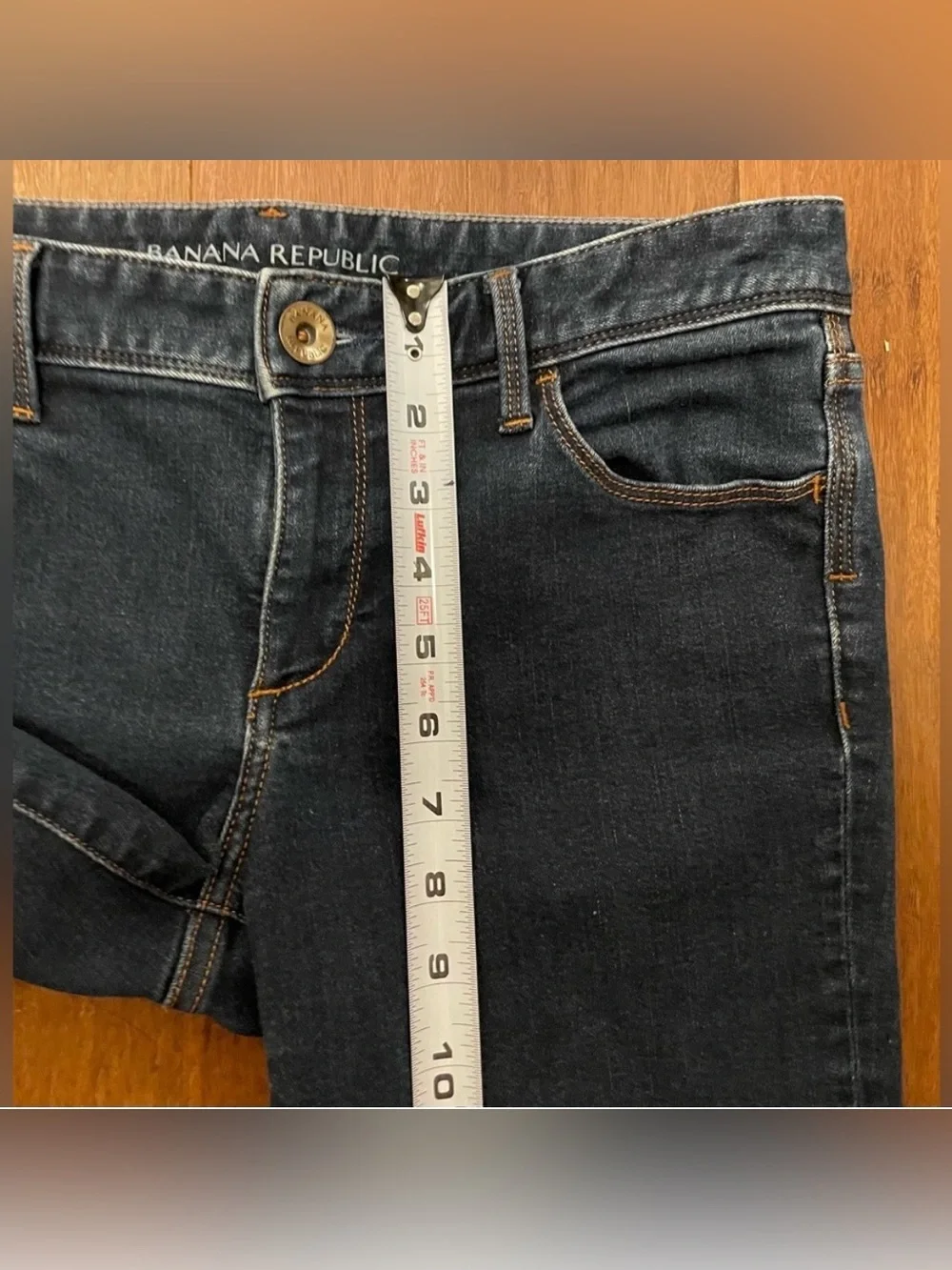 Banana Republic Jeans 27 Long Tall Slim Bootcut Classic Stretch